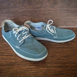 Teal Canvas Sneakers